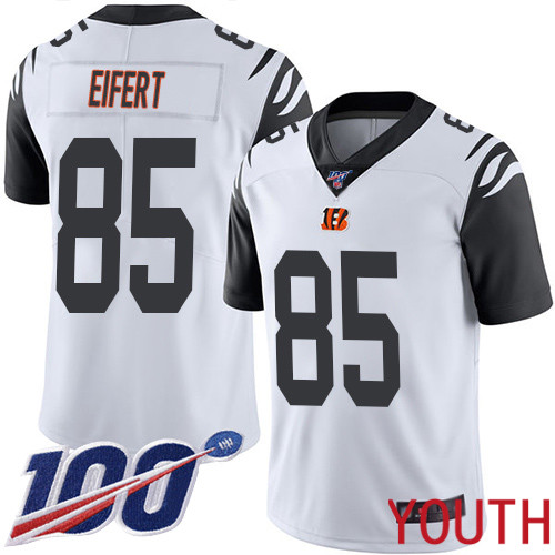 Cincinnati Bengals Limited White Youth Tyler Eifert Jersey NFL Footballl #85 100th Season Rush Vapor Untouchable